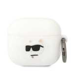 Karl Lagerfeld KLA3RUNCHH AirPods 3 cover biały/white Silicone Head 3D