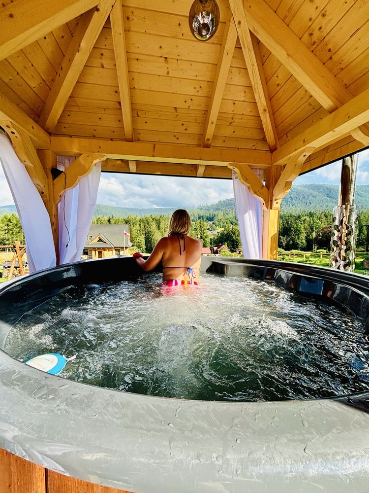 Domek w górach, Jacuzzy , balia.  Świeta /Sylwester