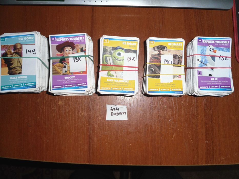 Disney Pixar Marvel Star Wars Heroes коллекционные карточки(Лот!)