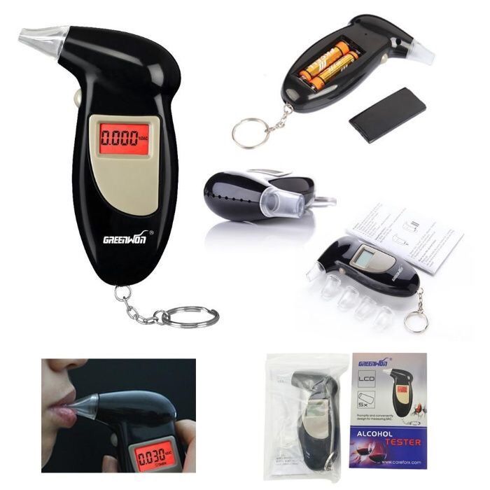 алкоТестер цифровой Alcohol Tester драгер алкометр на алкоголь в крови