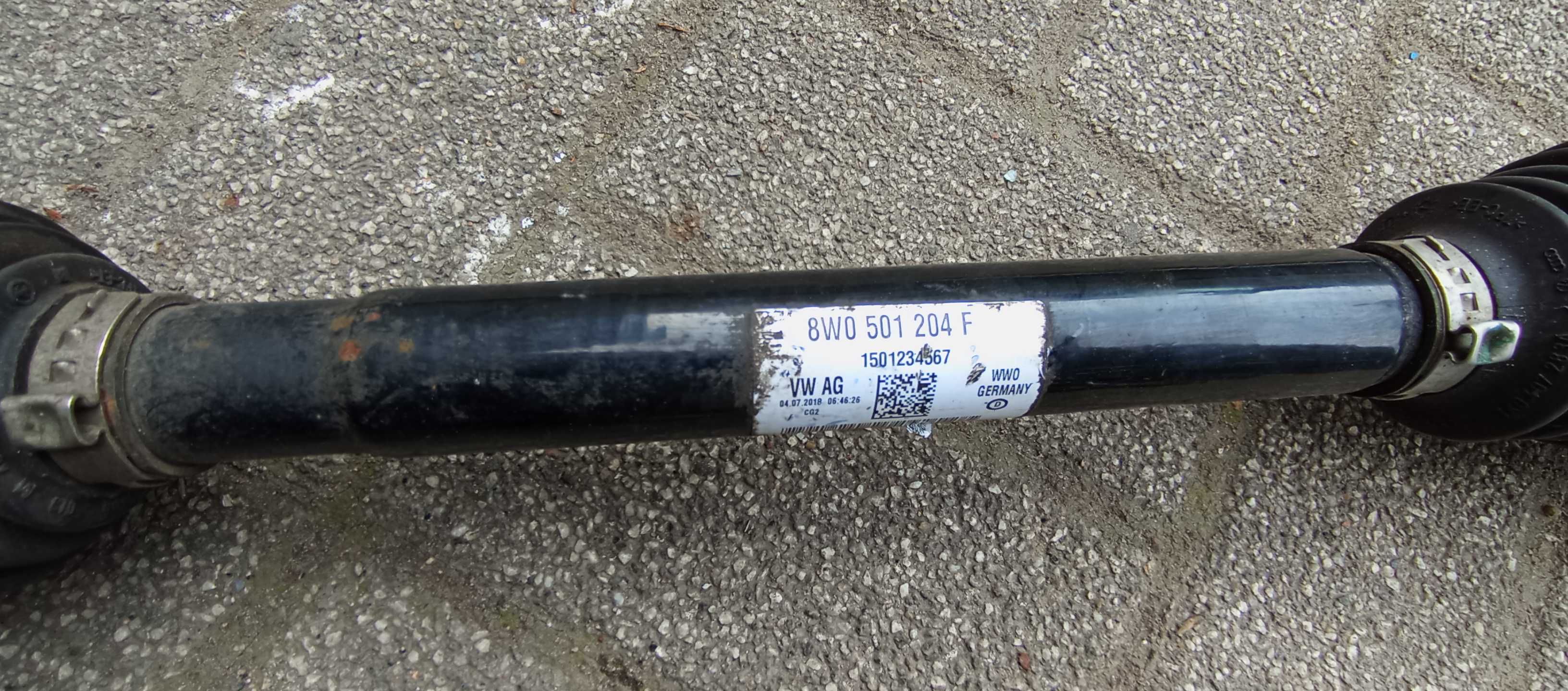 półoś prawy tył do audi a4 s4 rs4 a5 8w0