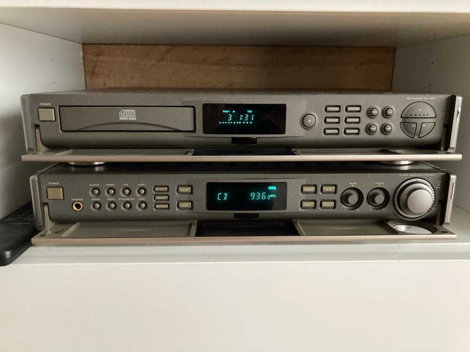 Marantz amplituner 75 SR1020 i odtwarzacz CD1020