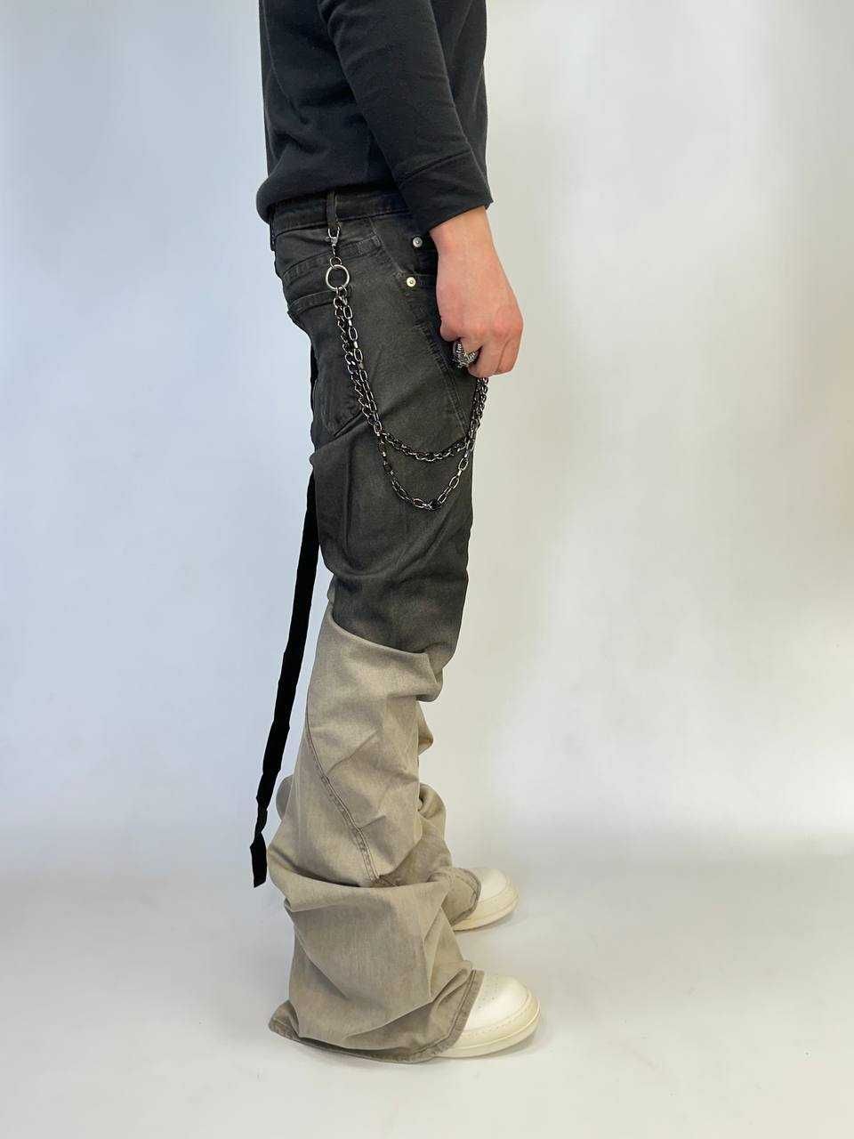 Rick Owens DRKSHDW джинсы flared джинси штани штаны черные клеш кльош
