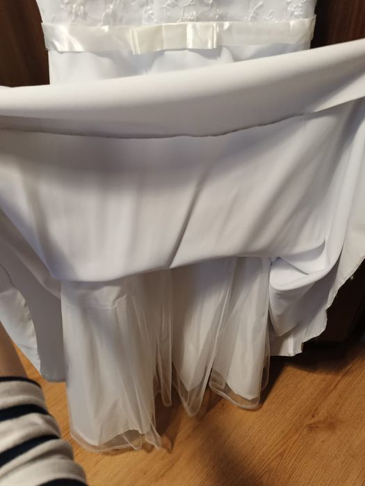 Sukienka komunijna z bolerkiem długość 110 cm