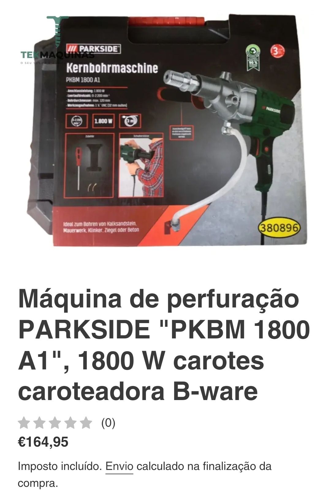 Maquina profissional de perfuração nova