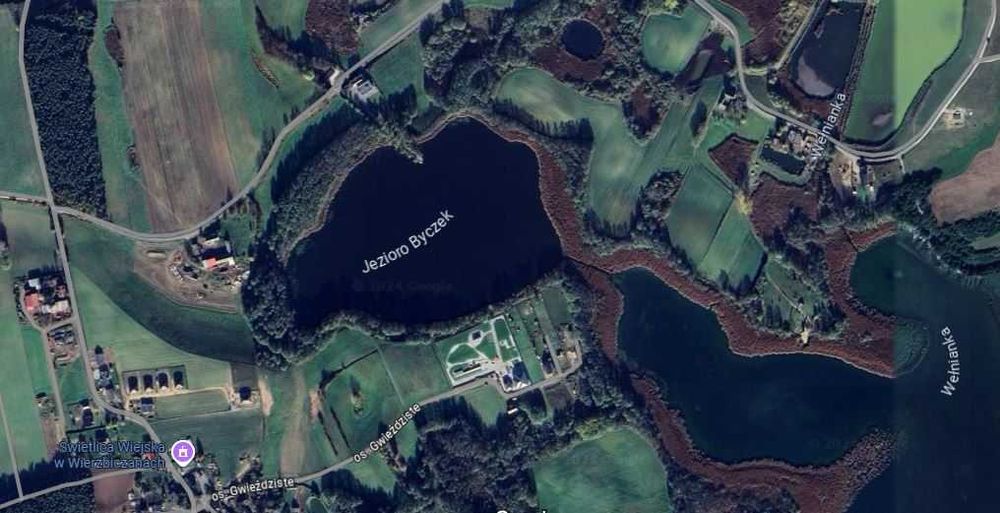 Działka budowlana nad jez. Wierzbiczańskim i Byczek