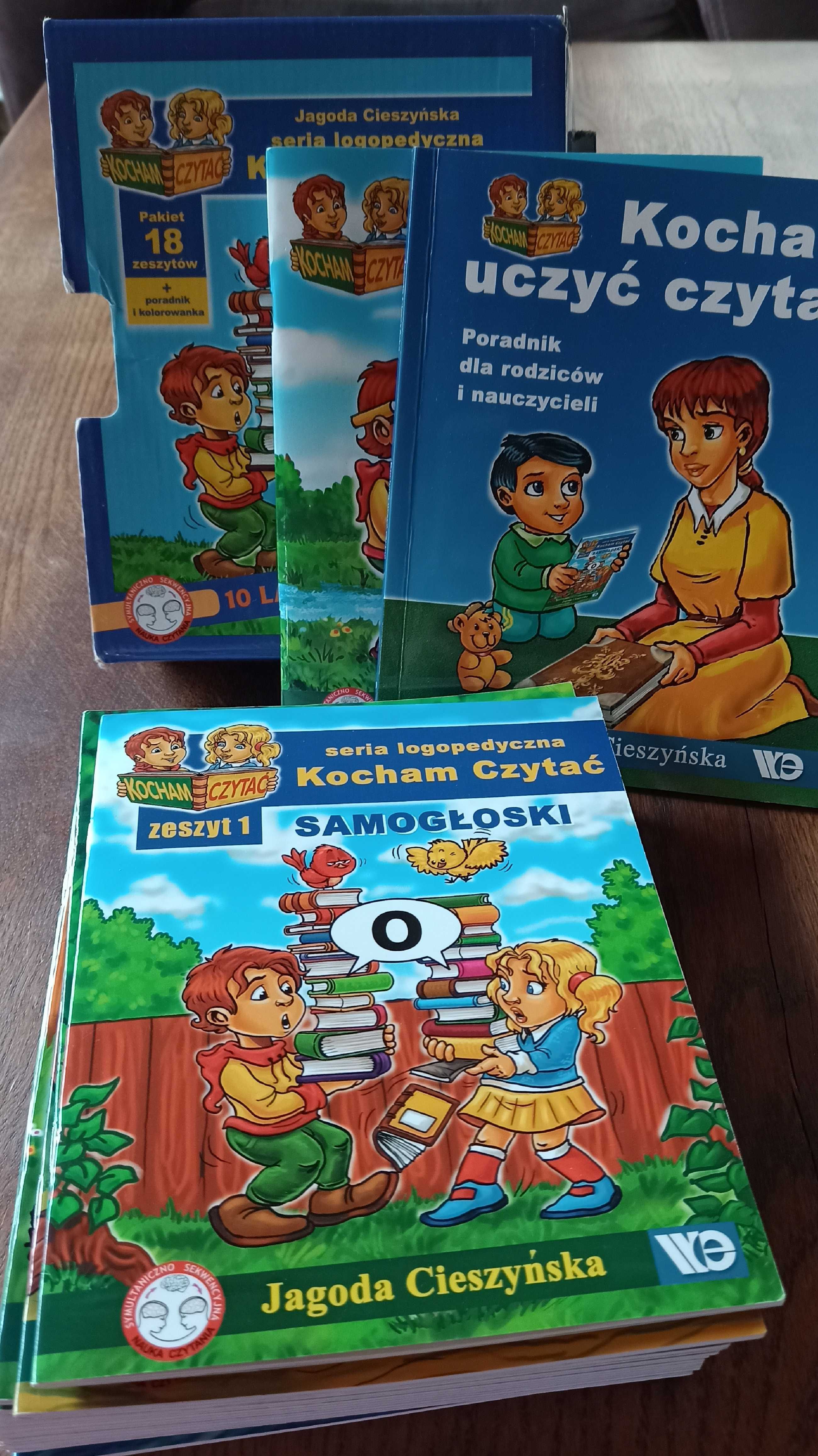 Zestaw książek (1-18) do nauki czytania J.Cieszyńska