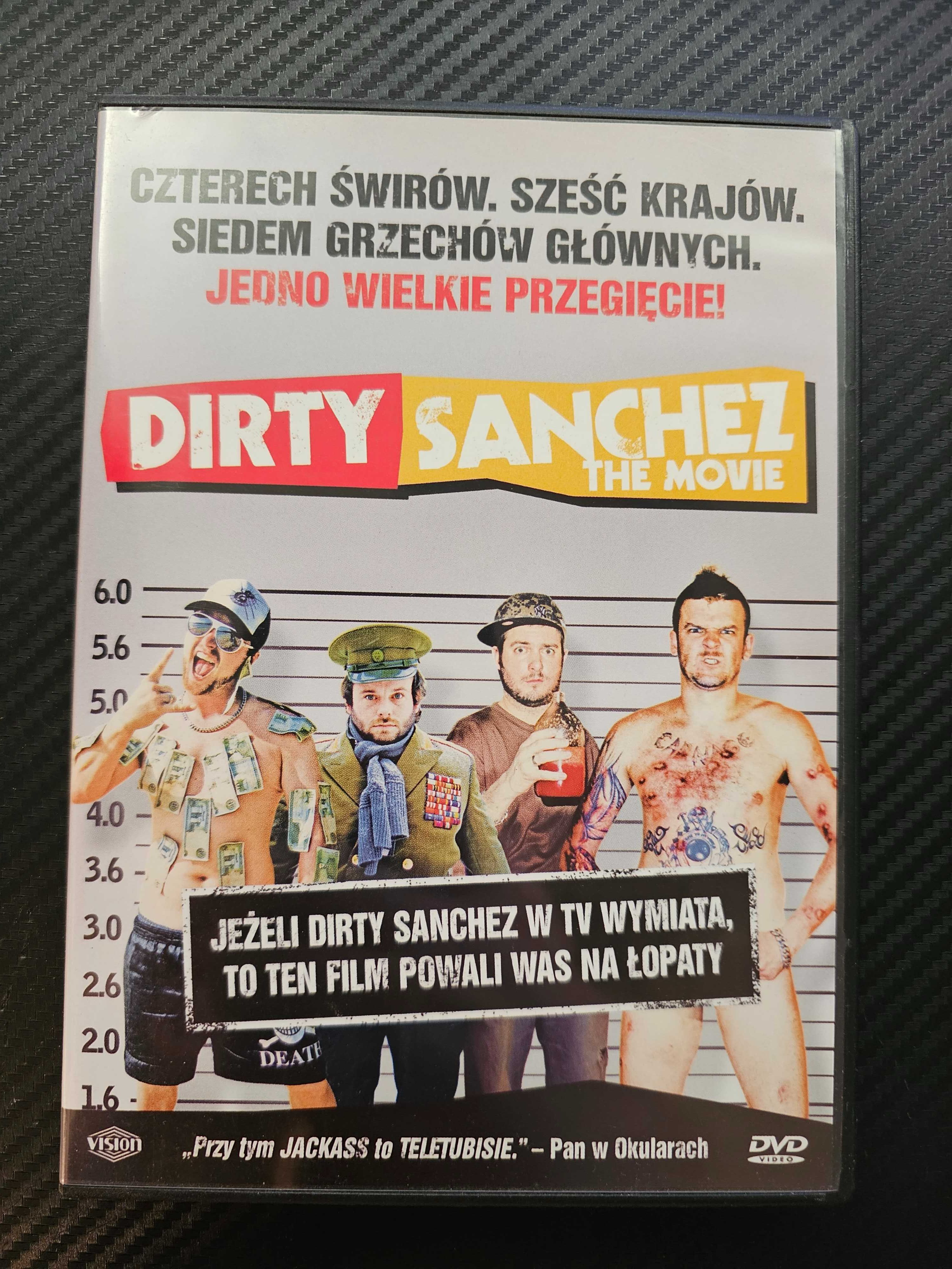 DIRTY SANCHEZ - Podobne do Jackass - Pełne Wydanie DVD - nie z gazety