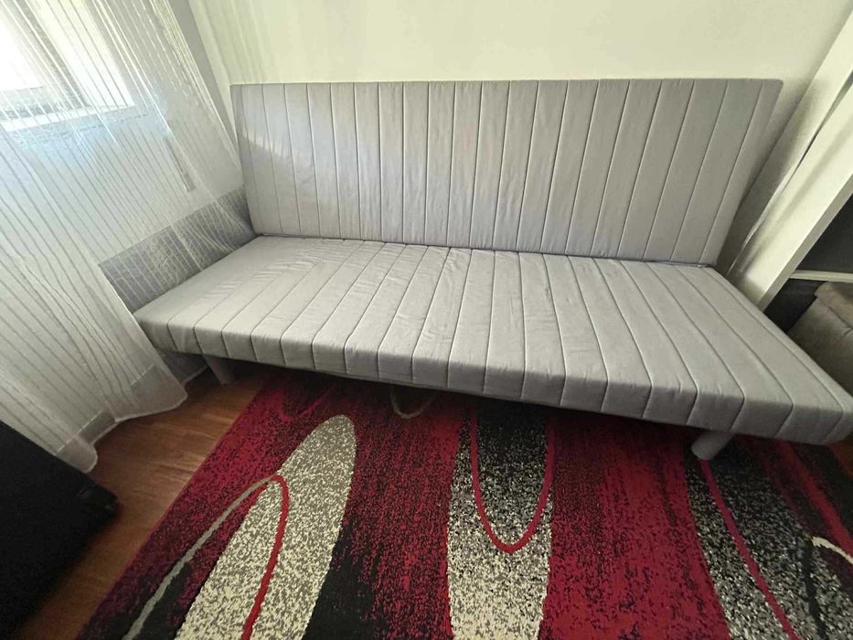 Sofá cama cinzento IKEA