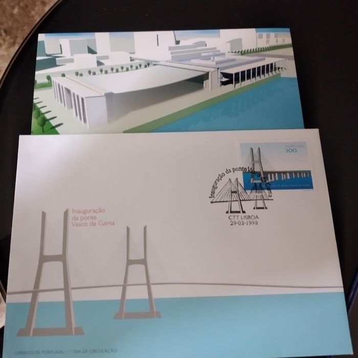 Selo e carta comemorativo 1 dia ah mais