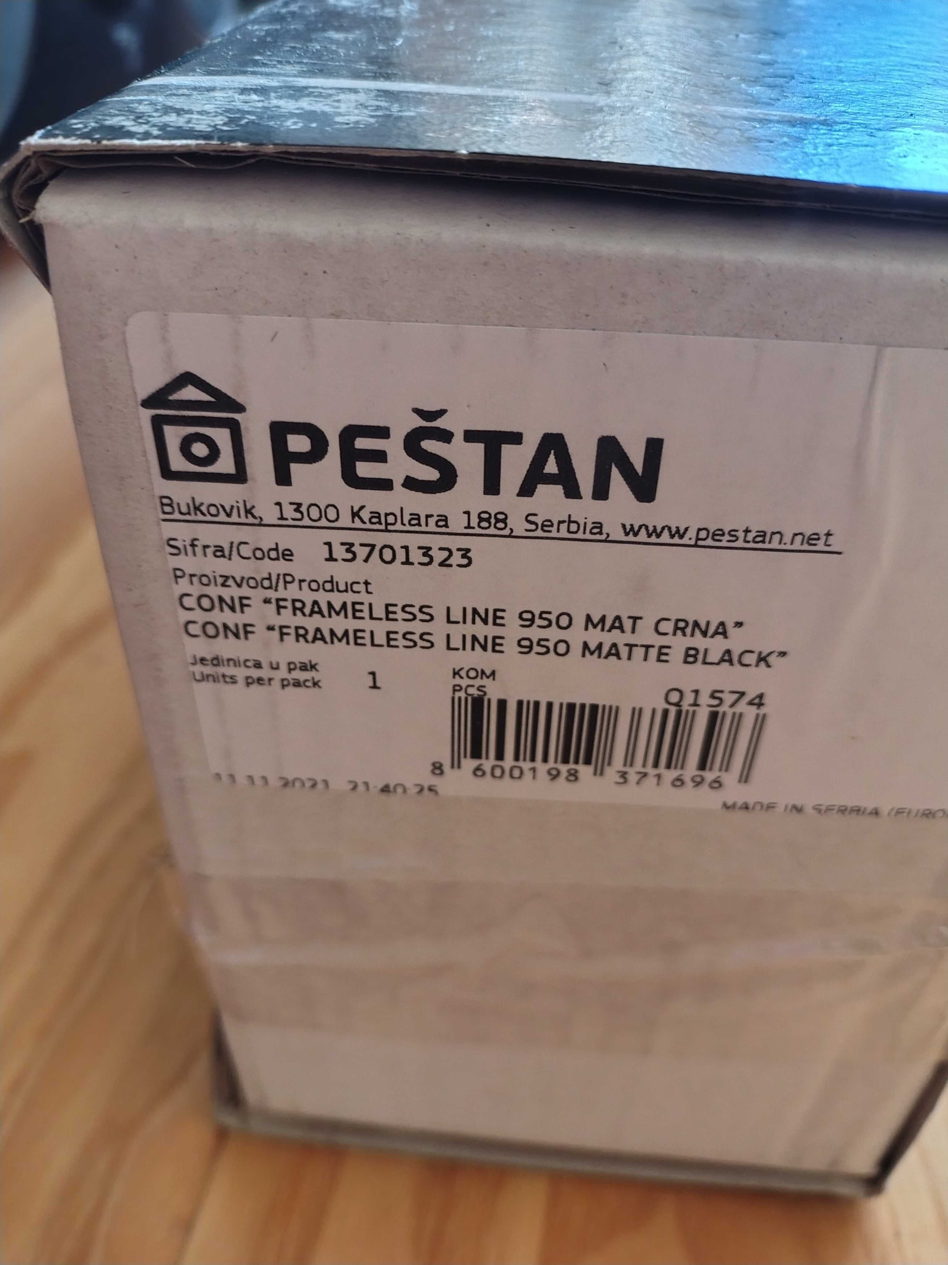 Душовий трап Pestan Frameless Line Matte Black 950 мм, новий.
