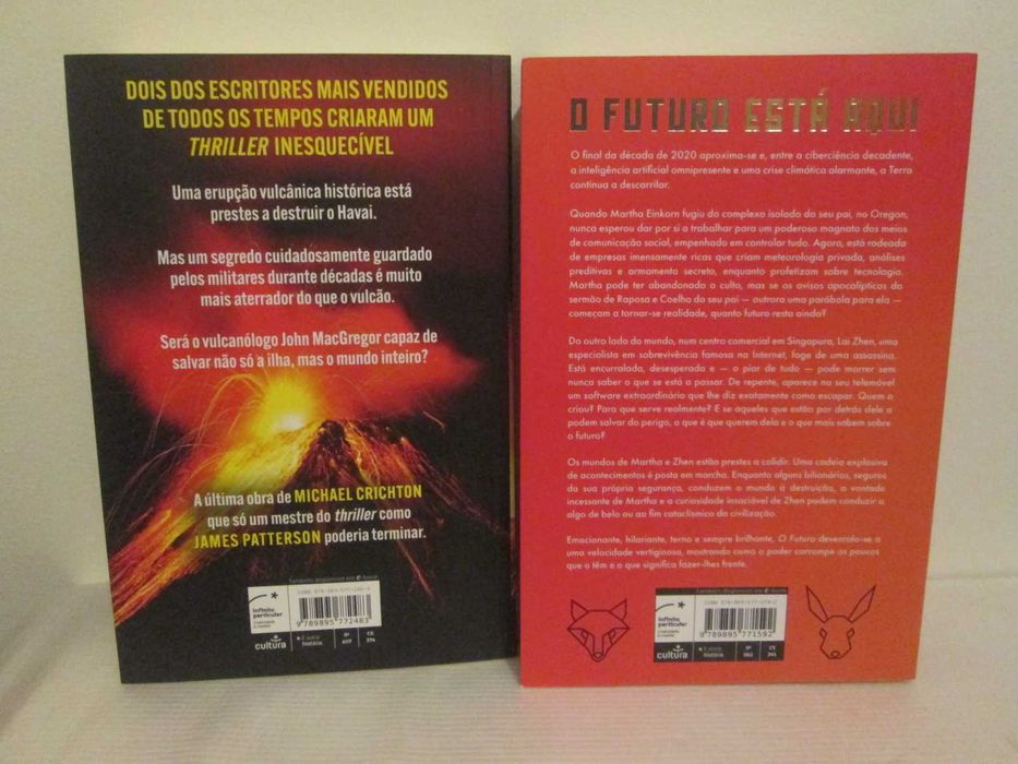 Livros Fição - NOVOS Nunca lidos com marcador original