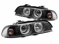 LAMPY REFLEKTORY BMW E39 LCI 00-03 XENON D2S RINGI BLACK R/LHD