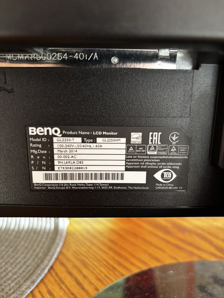 Monitor Benq GL2250-T