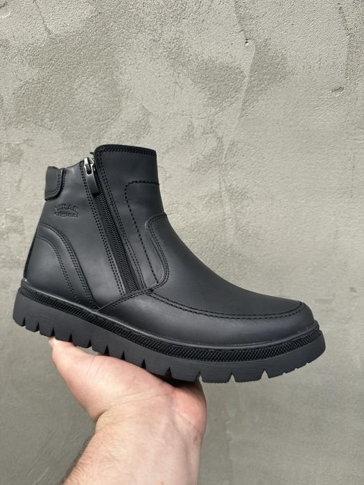 Чоловічі зимові черевики натуральна шкіра