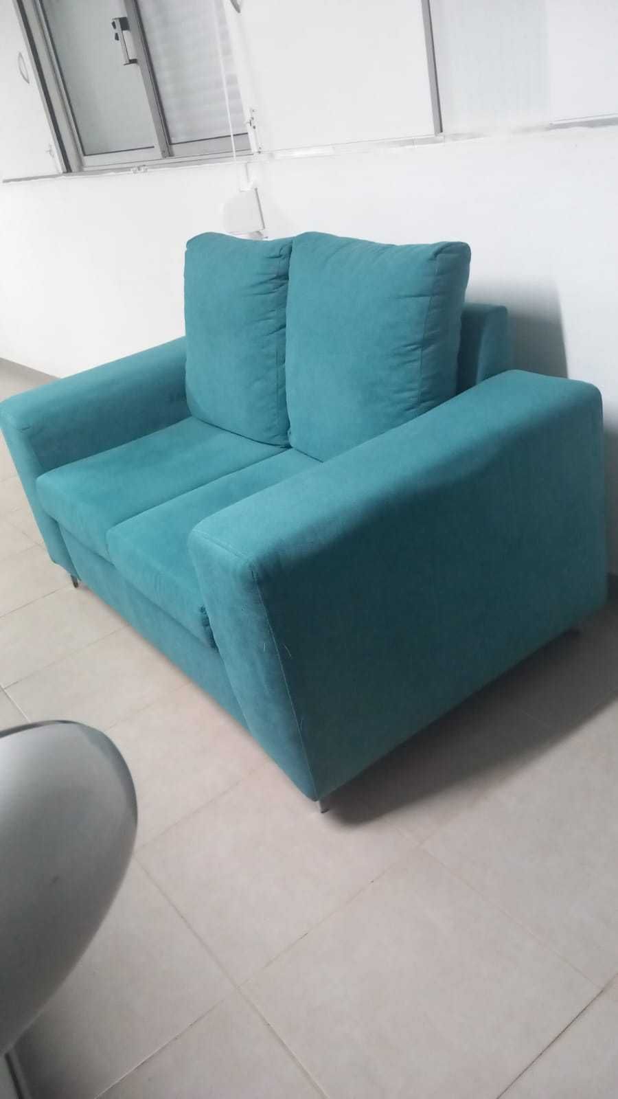 Sofá 2 lugares tecido