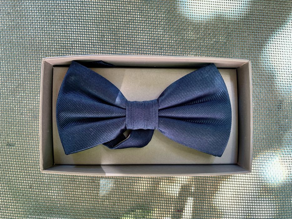 Laço de homem azul marca Mango