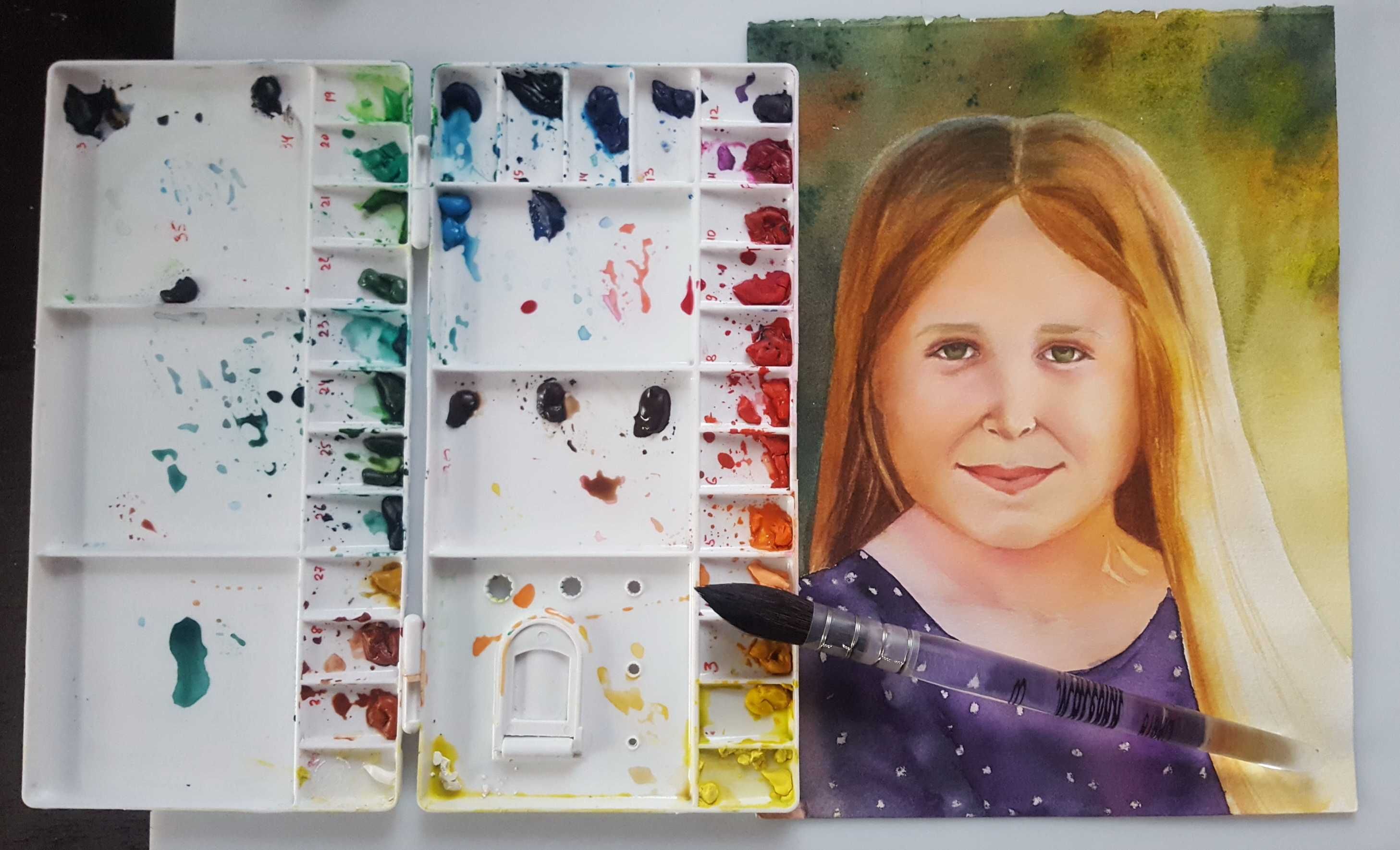 Акварельні фарби Winsor & Newton 36 кольорів.