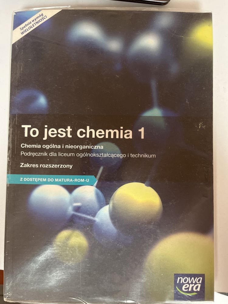 To jest chemia 1 podręcznik