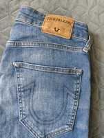 Spodnie jeansy rurki True Religion r.32