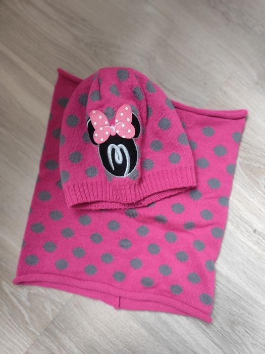 Komplet Czapka komin Minnie