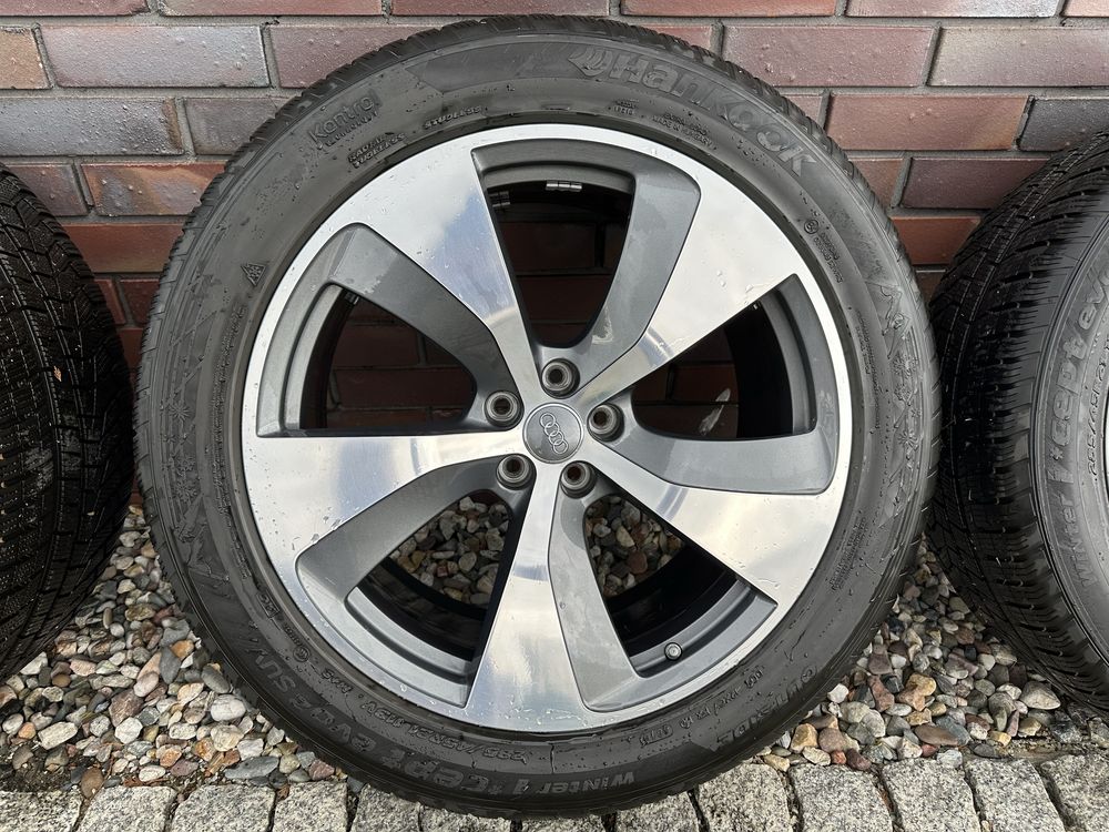 Koła zimowe, felgi 21'' Audi Q7, opony Hankook Winter 285/45 R21 113V