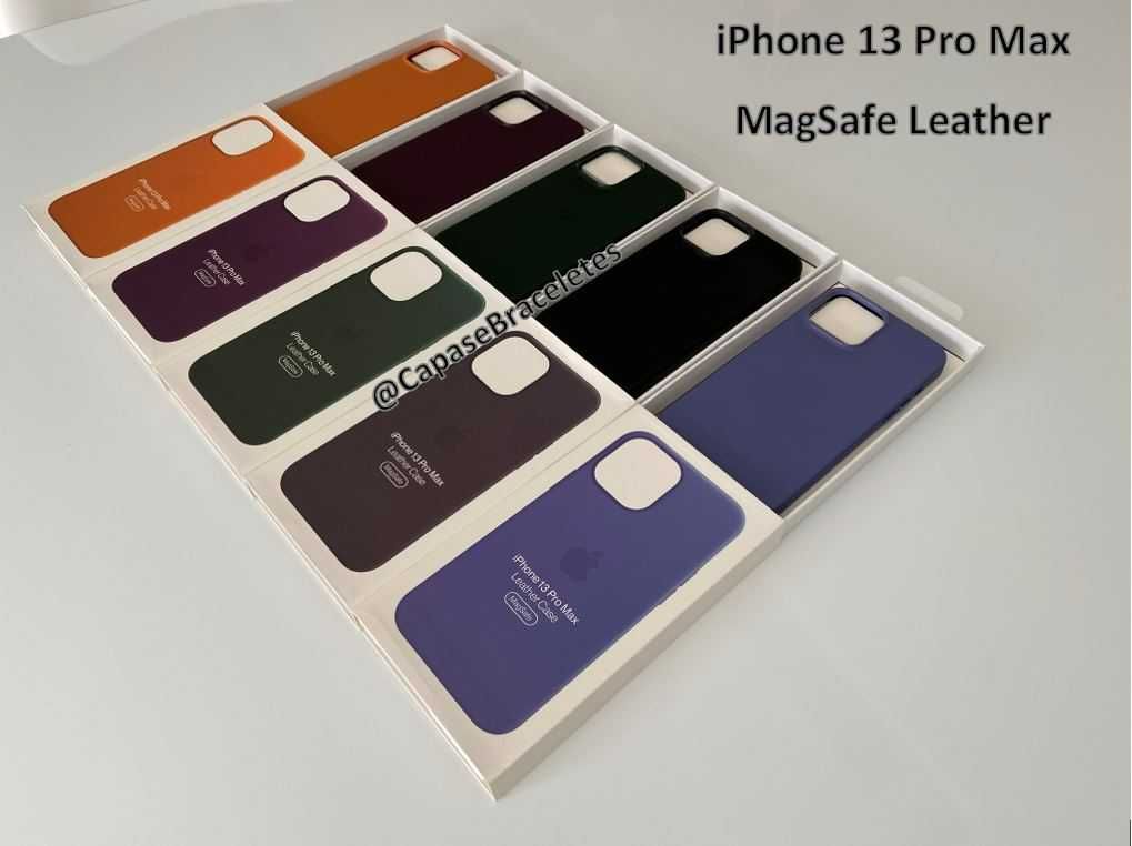 Capas em Pele MagSafe para iPhone 13 Pro Max