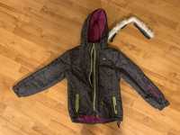 Ciepła kurtka zimowa narciarska dziewczęca 9-10 lat Trespass