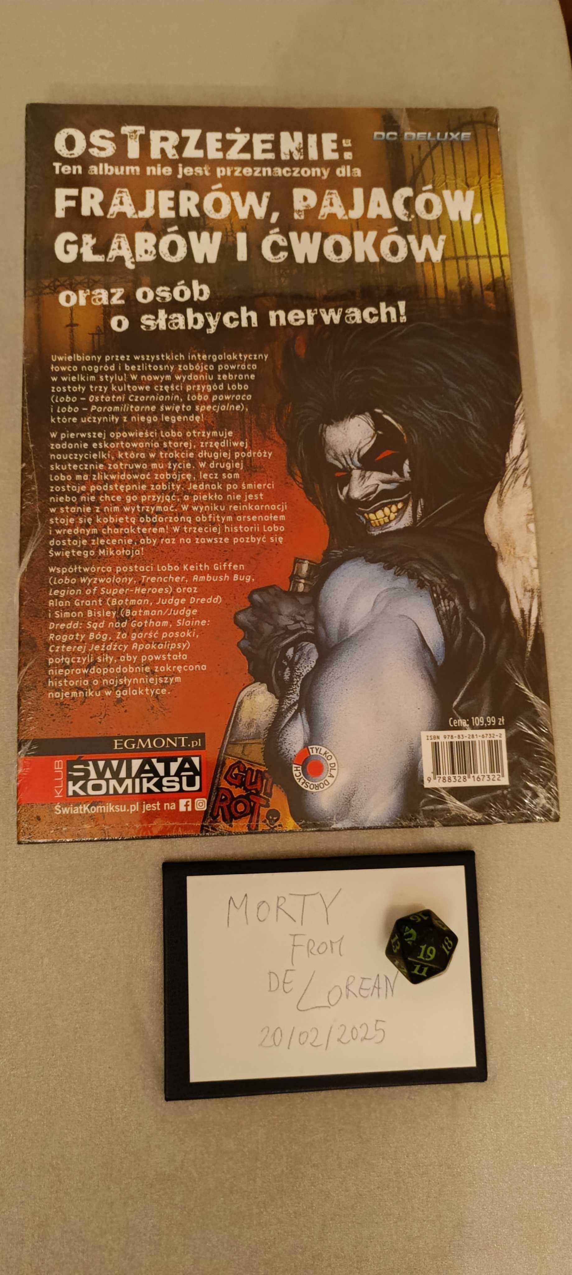 Lobo Portret Bękarta Alan Grant Simon Bisley Keith Giffen FOLIA