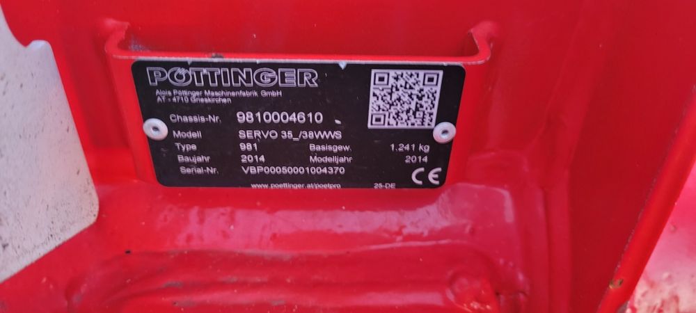 Pług obrotowy 5 Skibowy  Pottinger Servo 35