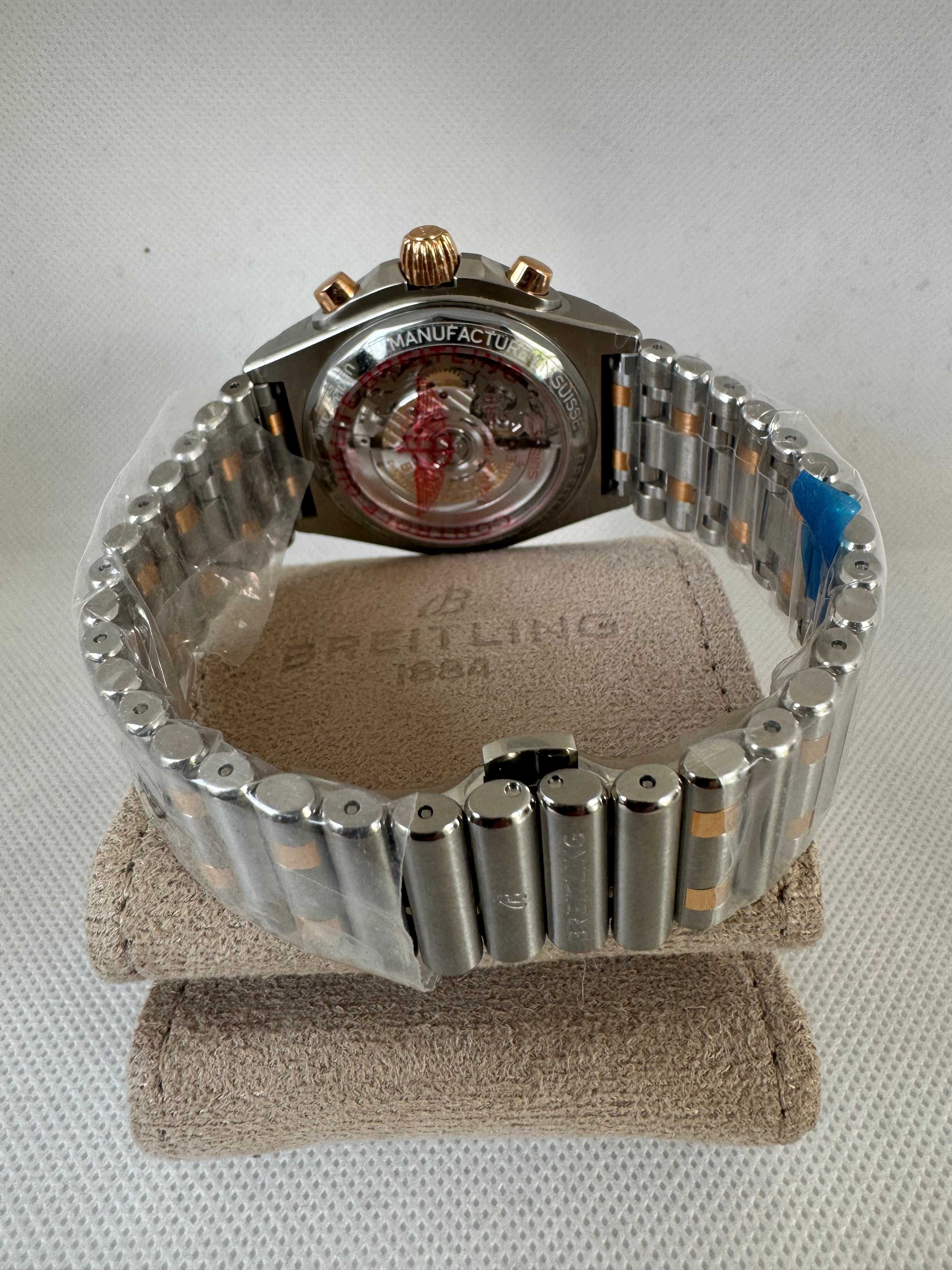 Breitling Chronomat B01 42 Stal Złoto 18K