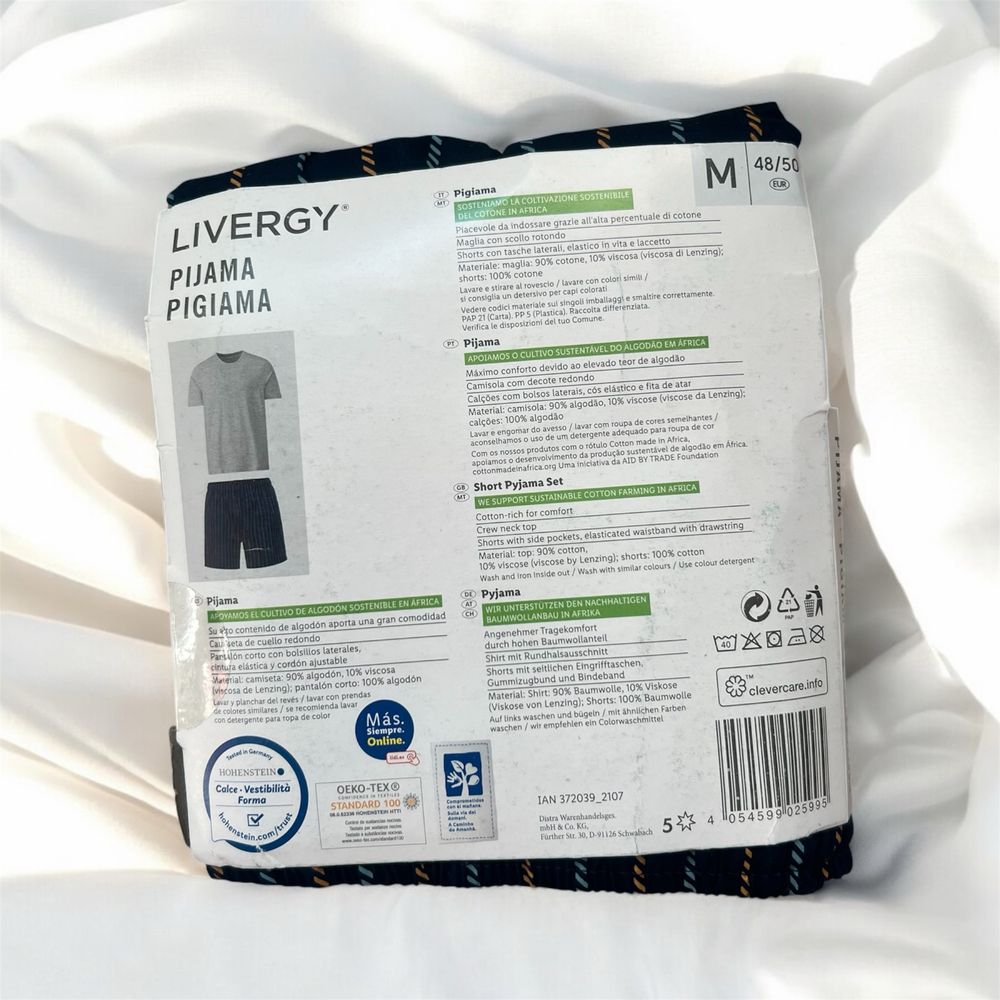 Чоловіча піжама від Livergy розмір М
