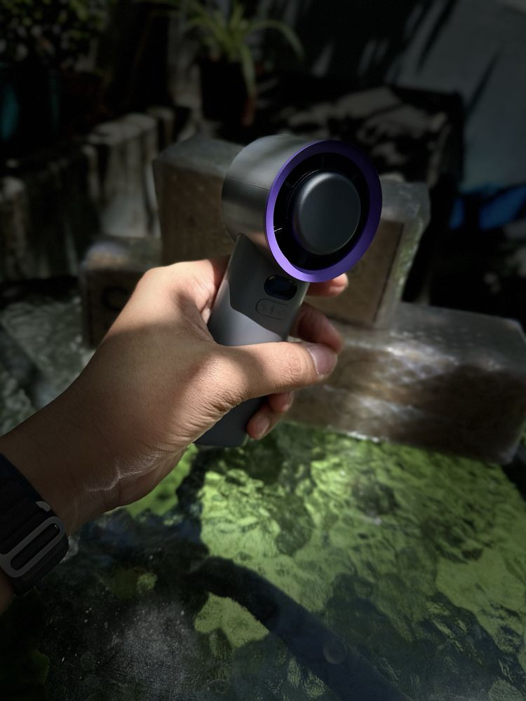 Ventoinha Turbo Portátil KINSCOTER — 100 velocidades, bateria 3600 mAh