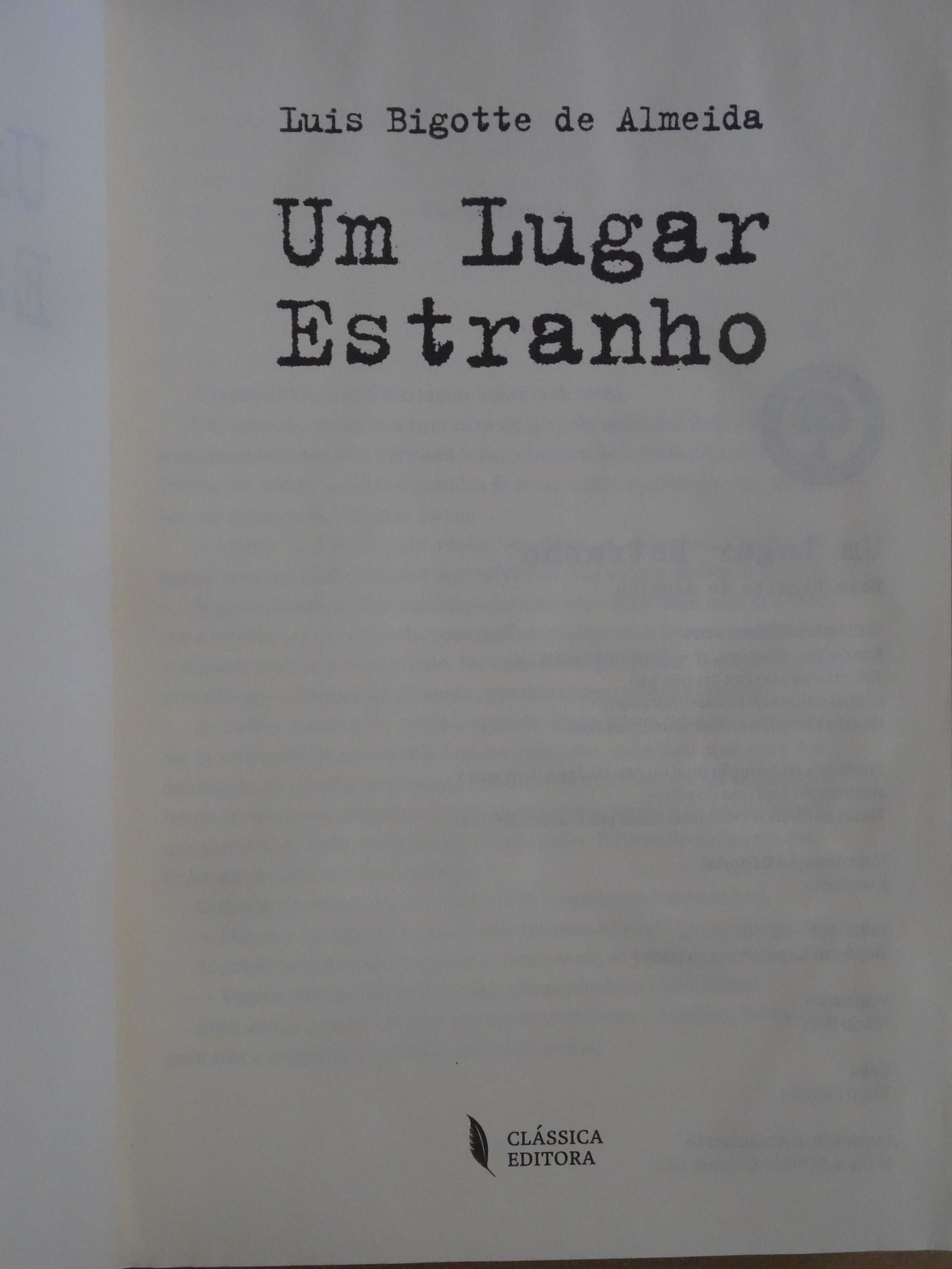 Um Lugar Estranho de Luís Bigotte de Almeida