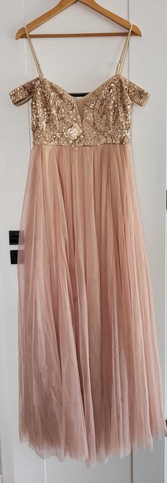 Długa sukienka wizytowa NOWA. rozm. XL.