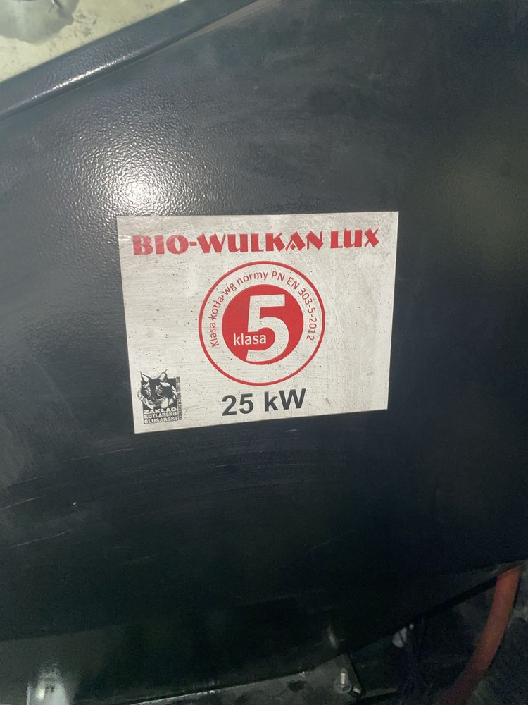 Kocioł/Piec eko groszek Bio Wulkan Lux 25 KW Sławków sprawny stan bdb!
