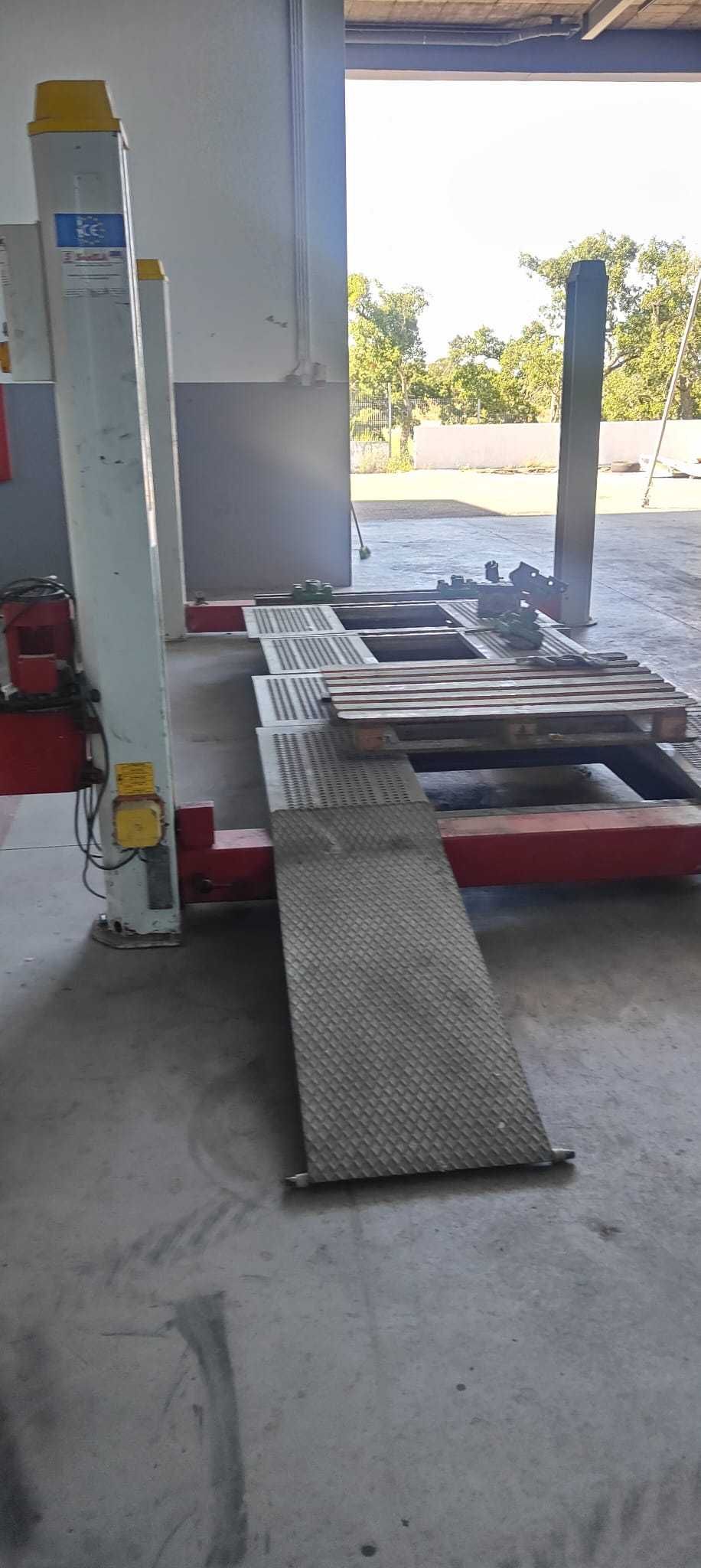 Cabine de pintura metron, Banco de ensaio estado  novo .
