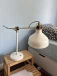Lampa biurkowa Ikea Ranarp biala