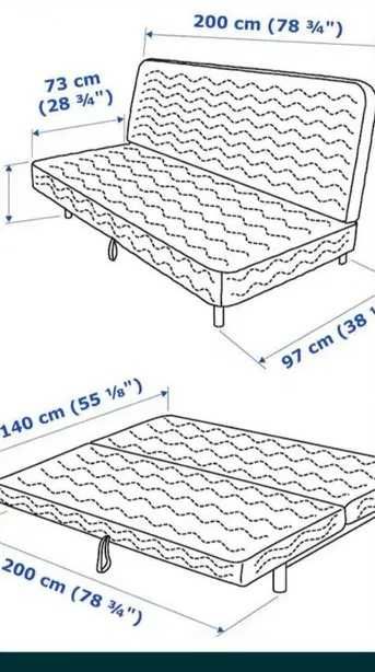 Sofa Bedinge od IKEA - stelaż kompletny