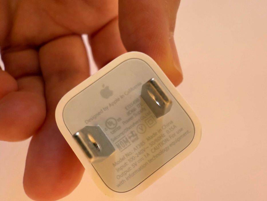Adaptador de carregador USB original iPhone (US/USA) novo