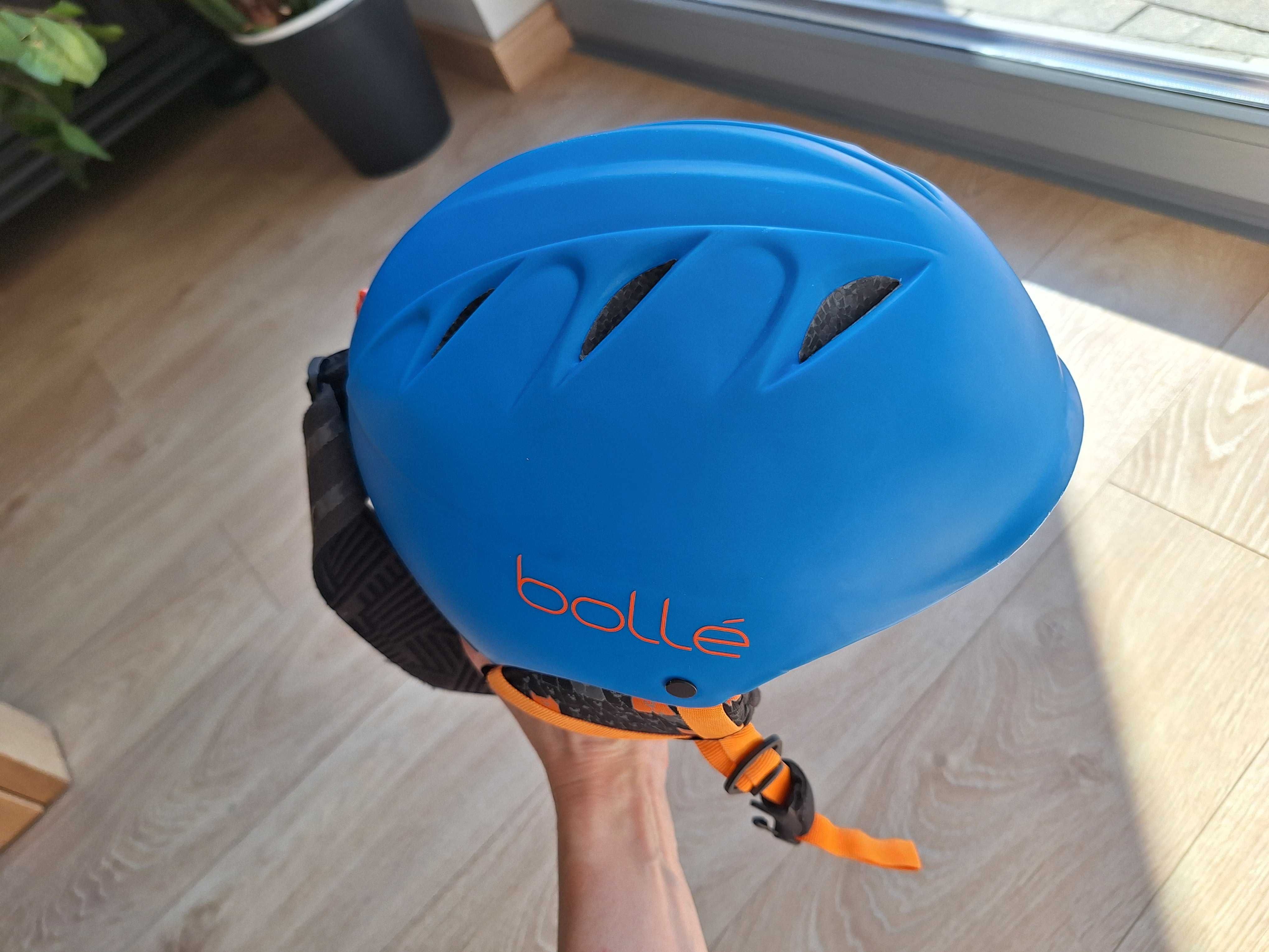 kask narciarski_roz. M /53-58cm/ + gogle w komplecie
