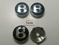 Conjunto 4 Centros jante Smart 60mm "Brabus"