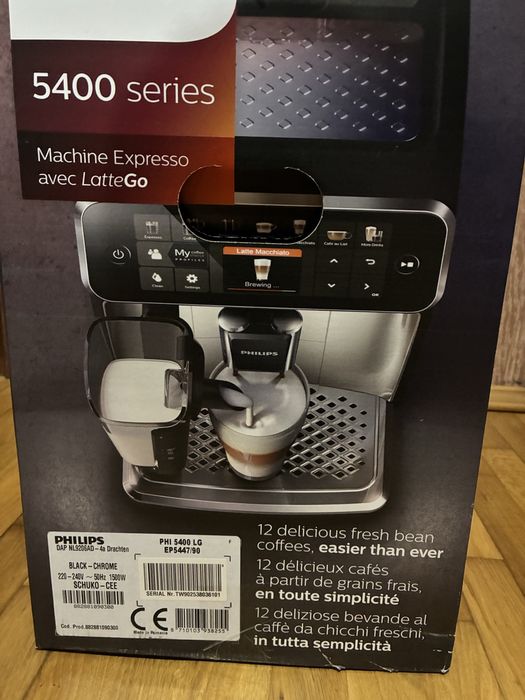 Кавомашина Philips LatteGo Series 5400 Series EP5447/90