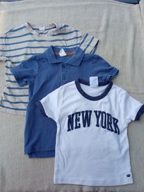 Koszulki t-shirt krótki rękaw polo Zara H&M r.92