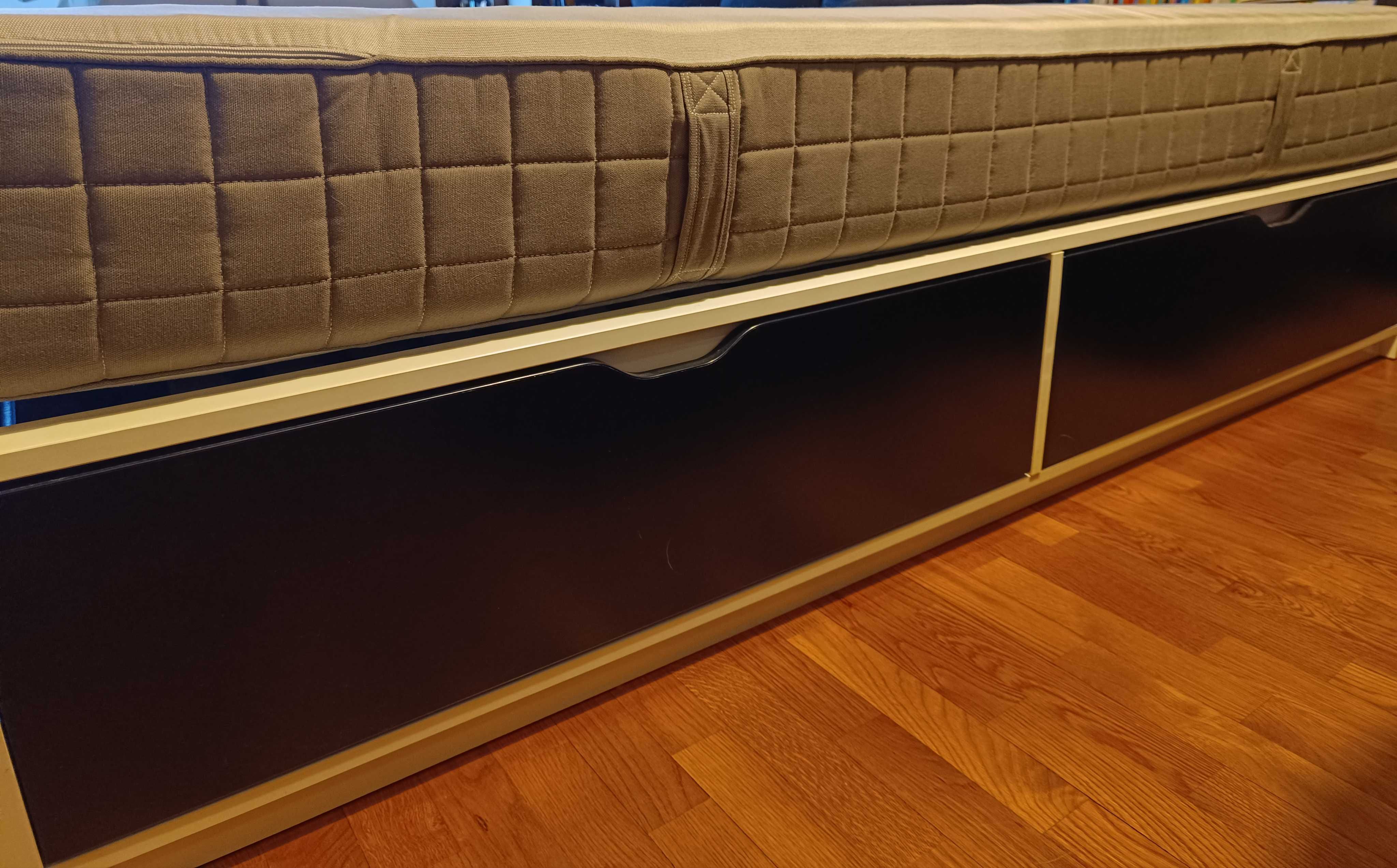Cama Solteiro IKEA - Duas Gavetas