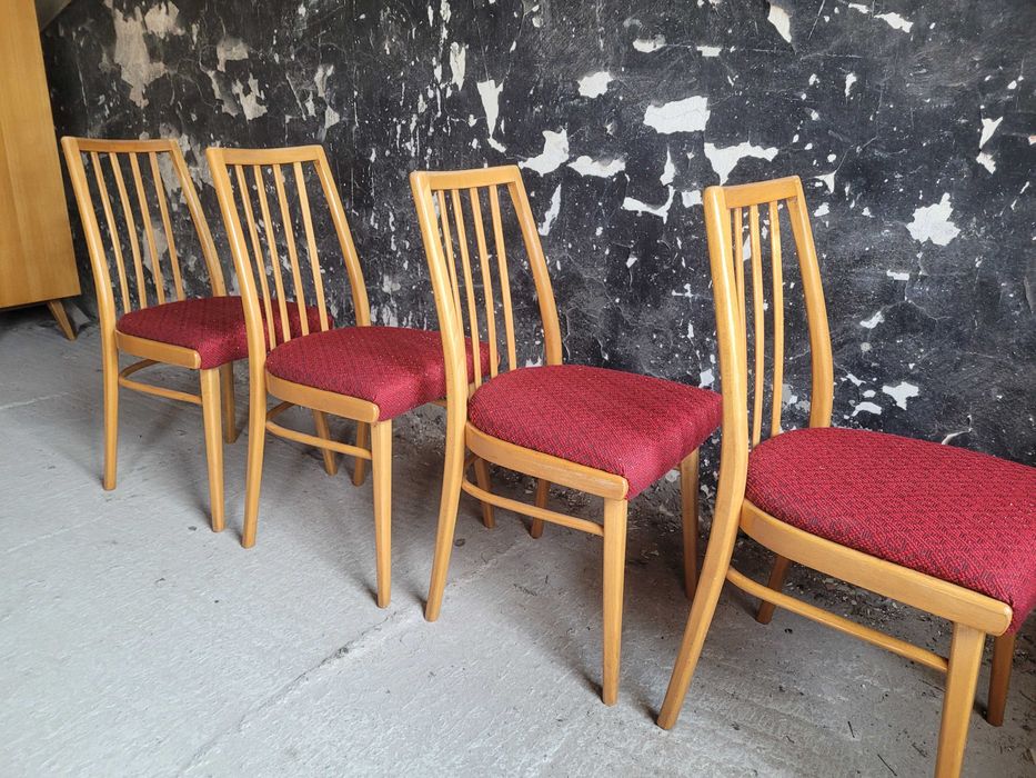 Krzesła Suman Czechosłowacja vintage prl 60 lata