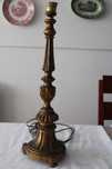 Tocheiro Talha Dourada, policromado, D. Maria, eletrificado com 50 cm