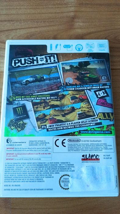 Jogo Nintendo Wii corrida de Carros Colin McRae Dirt 2