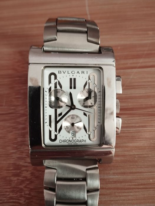 Часы наручные кварцевые бренд Bulgari Rettangolo RTC45S