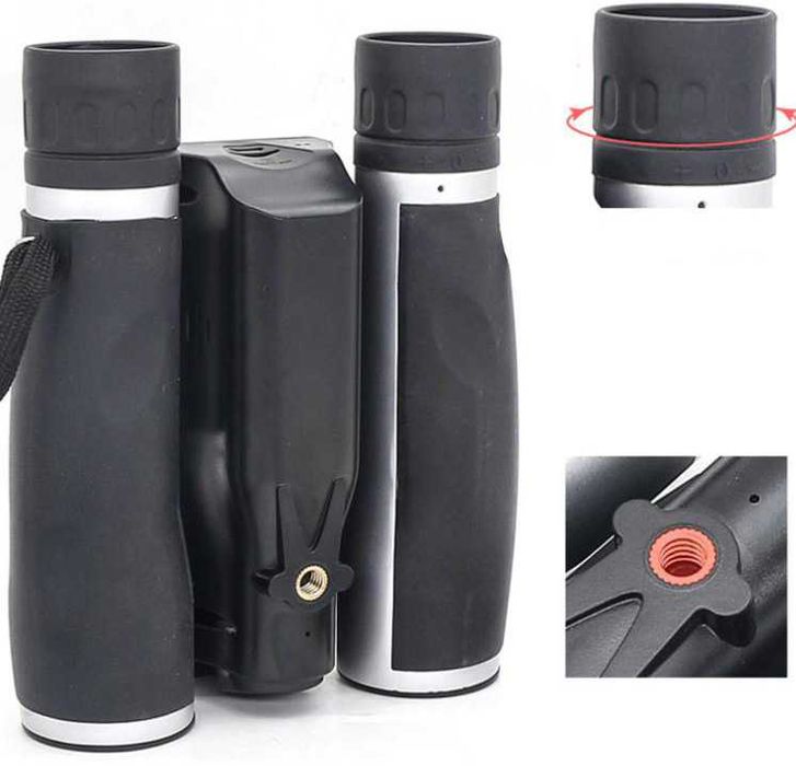 Цифровой бинокль 12x32, фото-видео, ЖК-экран 2,0 дюйма